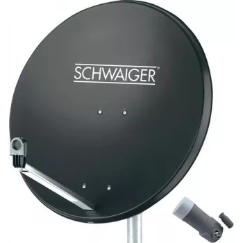 SCHWAIGER SAT-Σύστημα 80 cm 1 Συνδρομητής Single-LNB Ανθρακί
