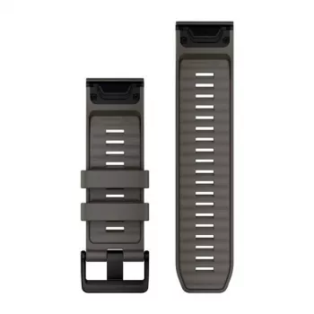 Garmin QuickFit 26 Λουράκια Ρολογιού, Pebble Grey Σιλικόνη [010-14560-00]