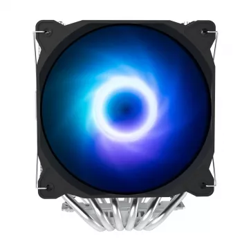 Zalman CNPS12X BP ARGB ψύκτρα CPU διπλού πύργου, 2x120mm ανεμιστήρες PWM, μαύρο