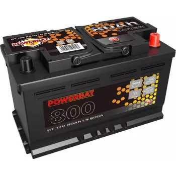 POWERBAT L4 12V 80Ah AGM μπαταρία Start-Stop
