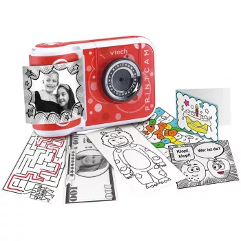 VTech KidiZoom Print Cam ψηφιακή φωτογραφική μηχανή κόκκινο/λευκό
