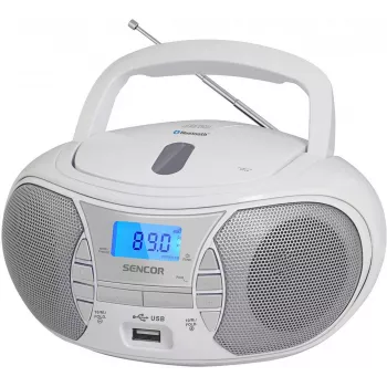 SENCOR SPT 2700WH CD/BT/MP3/USB/FM ραδιόφωνο boombox λευκό