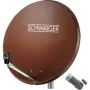 SCHWAIGER σετ δορυφορικής κεραίας 80 cm με Single LNB, κεραμιδί