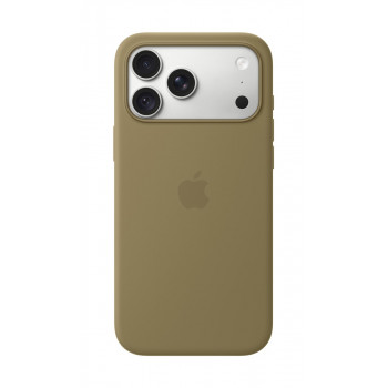 Apple iPhone 18 Pro Max Silicone Case με MagSafe – Oliv
