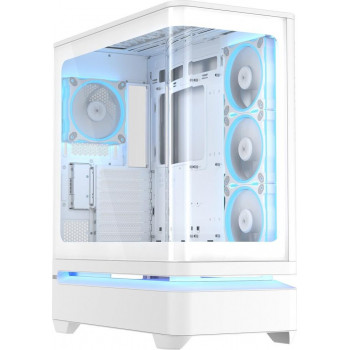 ASUS PRIME AP304 TG ARGB λευκό ATX Mid-Tower κουτί PC