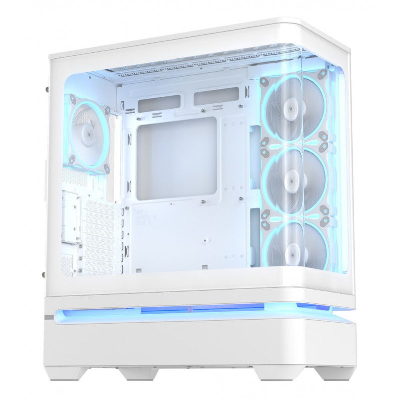 ASUS PRIME AP304 TG ARGB λευκό ATX Mid-Tower κουτί PC