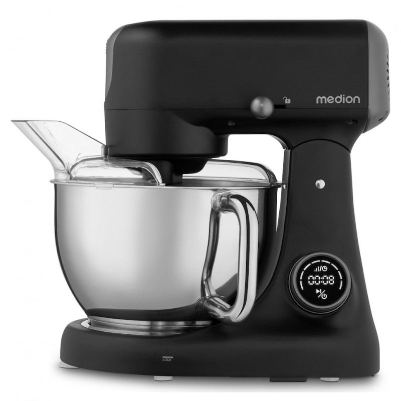Medion MD12600 ψηφιακός επεξεργαστής τροφίμων, 800 W, μπολ 4,6 L, μαύρο (50076278)