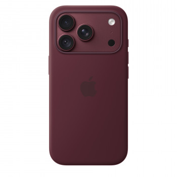 Apple iPhone 18 Pro Silicone Case με MagSafe – Burgund
