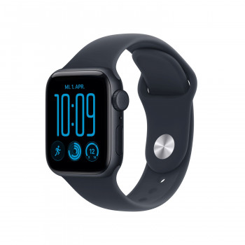 Apple Watch SE 3 GPS + Cellular 40mm θήκη αλουμινίου Midnight με Navy Blue Sport Band - M/L
