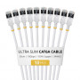 StarTech Slim Cat6a U/FTP Patchkabel RJ45, 0,3 m, συσκευασία 10 τεμ.