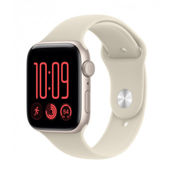 Apple Watch SE 3 GPS 44 mm θήκη αλουμινίου Polarstern με αθλητικό λουράκι άμμου – M/L