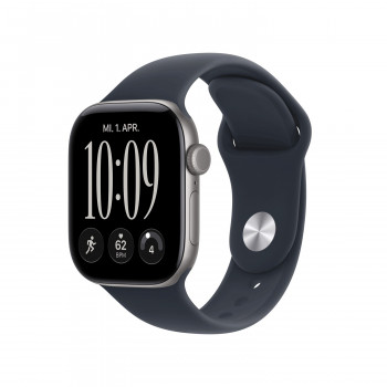 Apple Watch Series 12 GPS 42 mm Θήκη αλουμινίου γκρι με λουράκι Sport μπλε – M/L