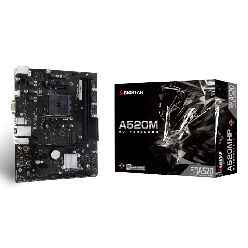 Biostar A520MHP 2.0 AMD A520 AM4 Micro-ATX Μητρική