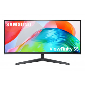 Samsung S34H550GAU 34 ίντσες UltraWide QHD VA Monitor – 3440 x 1440, 21:9, 120 Hz, 5 ms, HDR, HDMI, DisplayPort