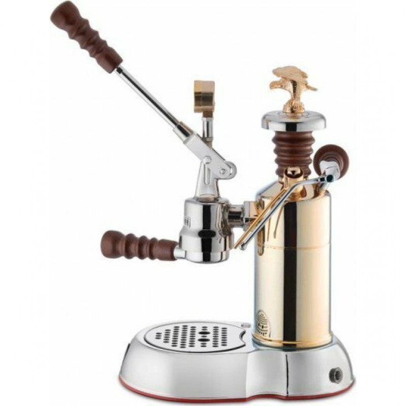 La Pavoni Esperto Competente LPLESC01EU Μηχανή espresso με μοχλό, Χρώμιο/Χρυσό