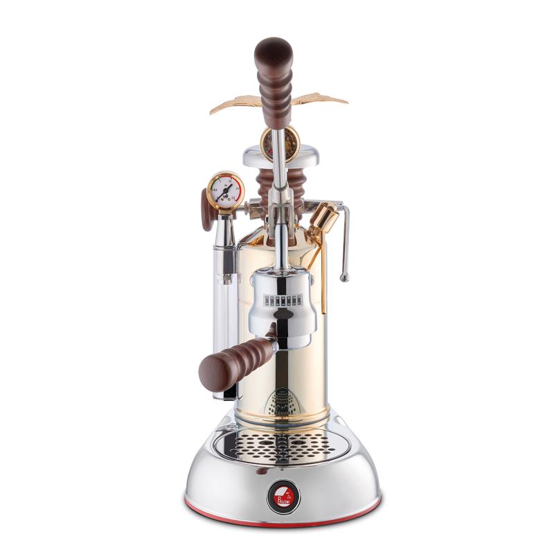 La Pavoni Esperto Competente LPLESC01EU Μηχανή espresso με μοχλό, Χρώμιο/Χρυσό