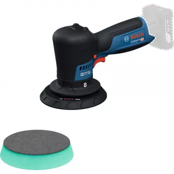 Bosch GPX 12V-125 Professional Μπαταρίας γυαλιστικό 06019L4100, 12 V, 125 mm, Μπλε/Μαύρο, Solo (χωρίς μπαταρία και φορτιστή)