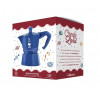 Bialetti Candyland Moka Express 3TZ χειροκίνητη καφετιέρα, 150 ml, μπλε