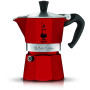 Bialetti Candyland Moka Express 3TZ χειροκίνητη καφετιέρα, 150 ml, κόκκινο