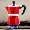 Bialetti Candyland Moka Express 3TZ χειροκίνητη καφετιέρα, 150 ml, κόκκινο