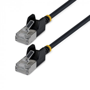 StarTech Slim Cat6a U/FTP καλώδιο δικτύου RJ45, 0,8 m, μαύρο