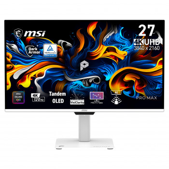 MSI PRO MAX 271UPXW12G 26,5 inch 4K UHD QD-OLED 120 Hz οθόνη