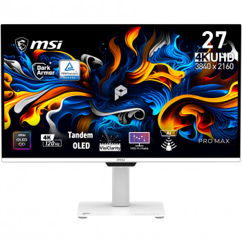 MSI PRO MAX 271UPXW12G 26,5 inch 4K UHD QD-OLED 120 Hz οθόνη