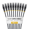StarTech.com Slim Καλώδιο Patch Cat6 U/UTP RJ45, 1 m, Μαύρο, Συσκευασία 10 τεμ.