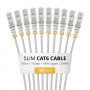 StarTech.com Slim Καλώδιο Patch Cat6 U/UTP RJ45, 1 m, Γκρι, Συσκευασία 10 τεμ.