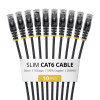 StarTech.com Slim Καλώδιο Patch Cat6 U/UTP RJ45, 0,5 m, Μαύρο, Συσκευασία 10 τεμ.
