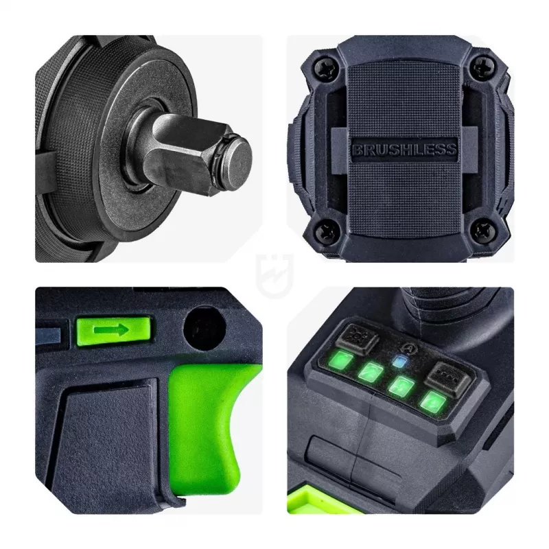 WUBER W04604 Brushless Παλμικό Κατσαβίδι, 20 V