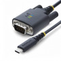 StarTech.com Καλώδιο Προσαρμογέα USB-C σε RS-232 Σειριακό, DB9 Υποδοχή Θηλυκή, 2 m