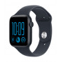 Apple Watch SE 3 GPS 44 mm Θήκη Αλουμινίου Μεσάνυχτα με Αθλητικό Λουράκι Μπλε – S/M