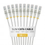 StarTech.com Slim Καλώδιο Patch Cat6 U/UTP RJ45, 0,5 m, Γκρι, Συσκευασία 10 τεμ.
