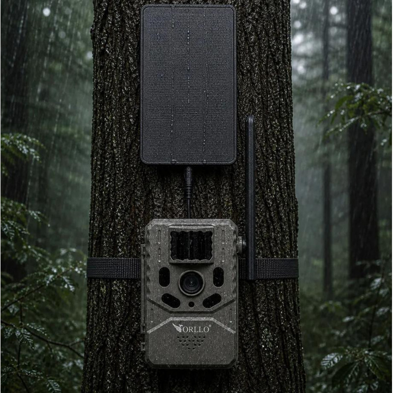 Orllo Huntercam 6 SIM 4G Κυνηγετική κάμερα με ηλιακό πάνελ