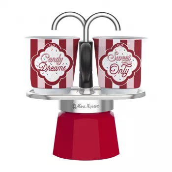 Bialetti Mini Express Σετ καφετιέρας Moka με 2 φλιτζάνια (5461)