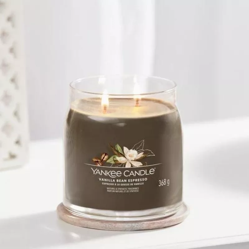 Yankee Candle Vanilla Bean Espresso Αρωματικό κερί μεσαίου μεγέθους (1701388E)