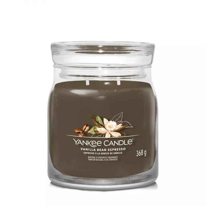 Yankee Candle Vanilla Bean Espresso Αρωματικό κερί μεσαίου μεγέθους (1701388E)