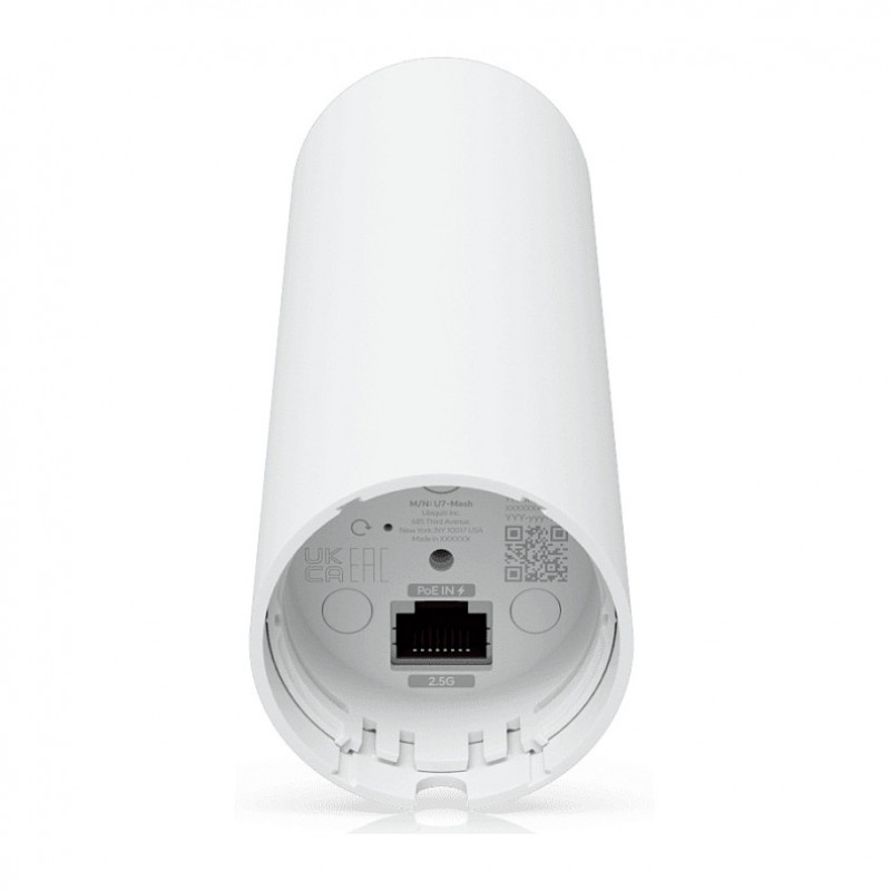 Ubiquiti U7 Mesh 5000 Mbit/s Wi-Fi 7 Ασύρματο σημείο πρόσβασης, PoE, Λευκό