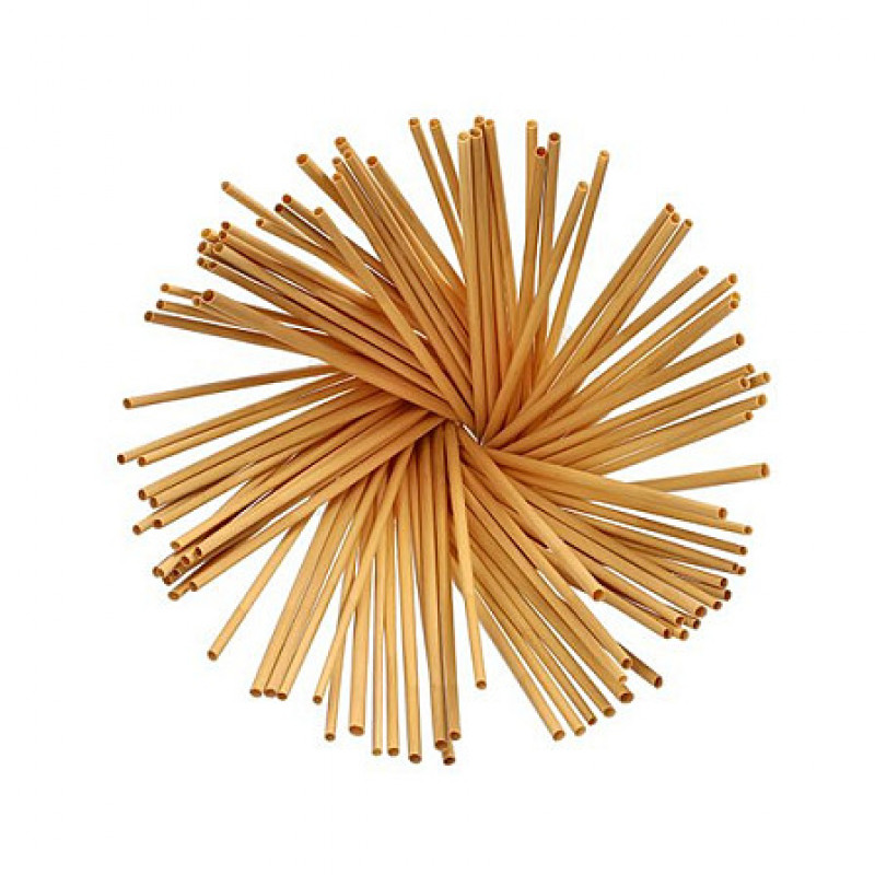 Papstar pure Καλαμάκια 87702, Καφέ, 100 τεμ.