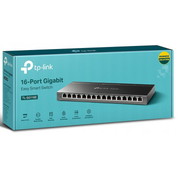 TP-Link TL-SG116E 16-Port Gigabit Easy Smart Switch, V2.4
