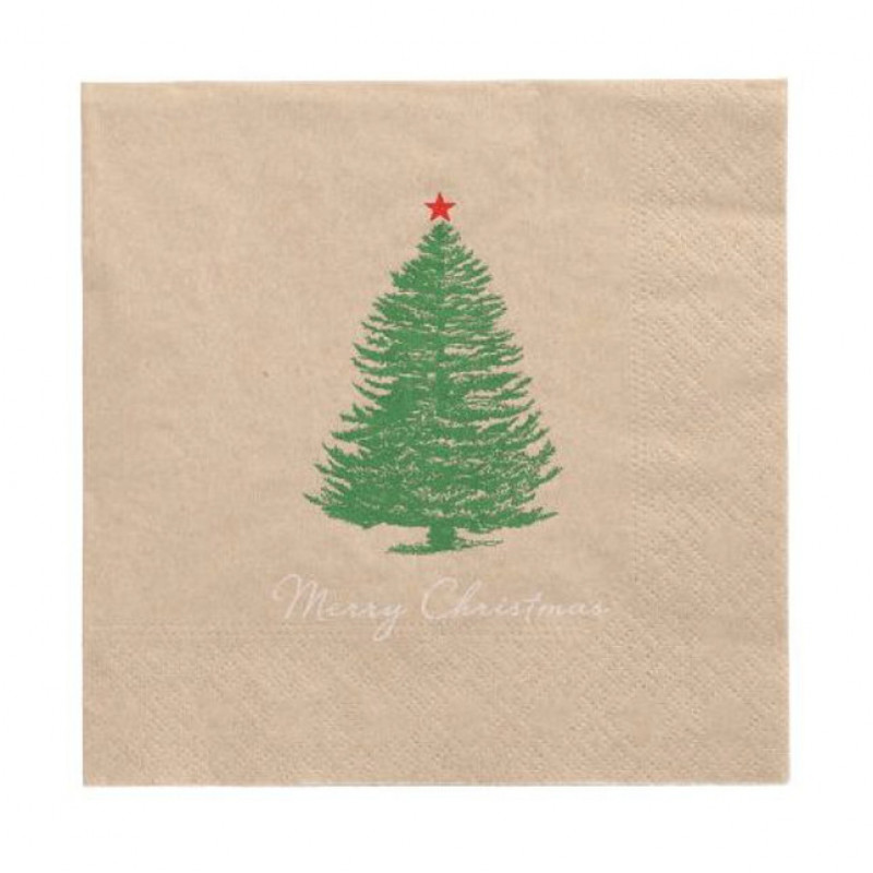 PAPSTAR Χαρτοπετσέτες Christmastree με αστέρι 20 τεμ. (89775)