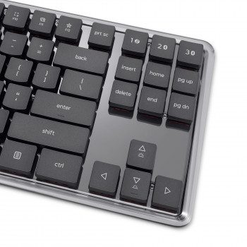 Lenovo Wireless Multi-Mode Μηχανικό Πληκτρολόγιο 8000, Γερμανικό Layout, Γκρι