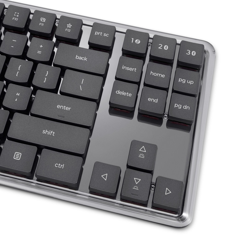 Lenovo Wireless Multi-Mode Μηχανικό Πληκτρολόγιο 8000, Γερμανικό Layout, Γκρι