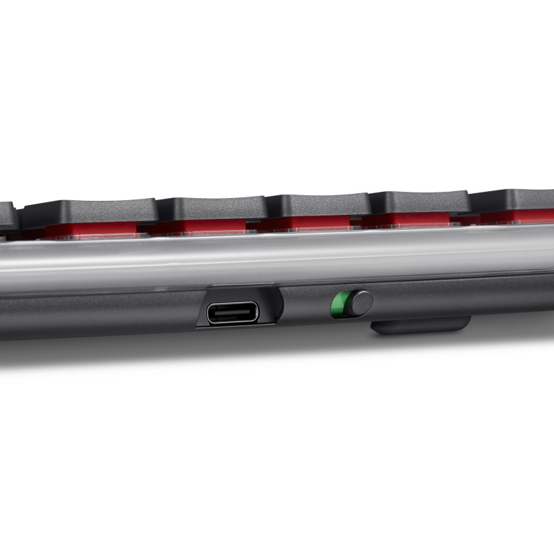 Lenovo Wireless Multi-Mode Μηχανικό Πληκτρολόγιο 8000, Γερμανικό Layout, Γκρι