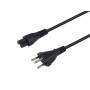 Equip Καλώδιο Τροφοδοσίας Swiss T12 σε IEC C5, 1,8 m, Μαύρο, PVC