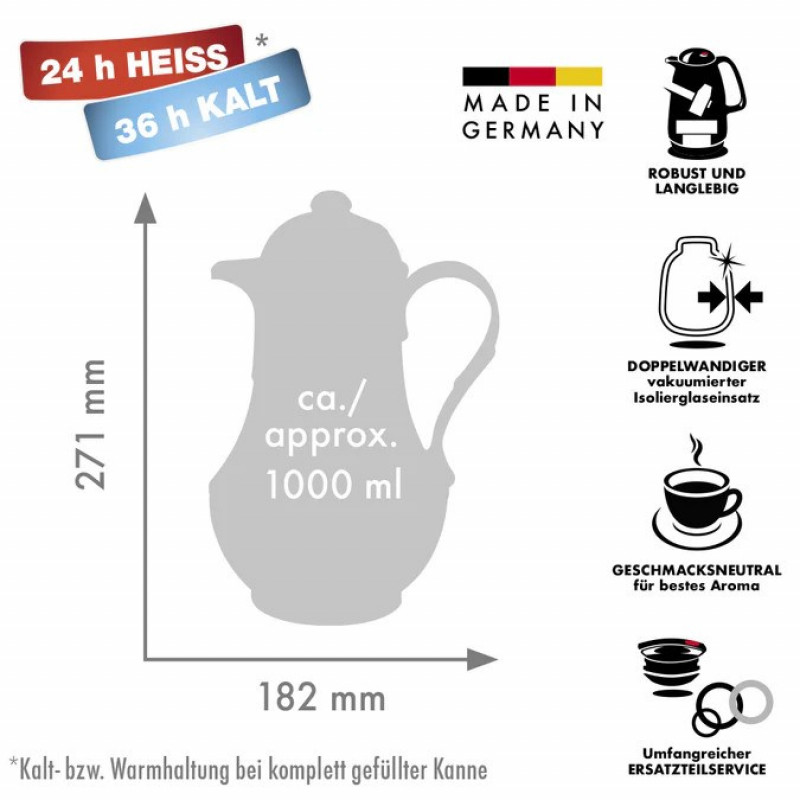 ROTPUNKT θερμός 230/IV, 1,0 l, εκρού (Ecru)