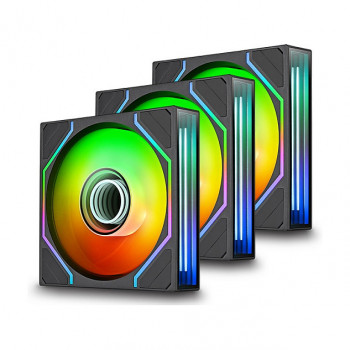 Thermaltake SWAFAN INFINITY EX14 ARGB Sync 140 mm ανεμιστήρας κουτιού, μαύρο, συσκευασία 3 τεμ.