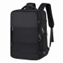 Extralink Black Forest KM06 σακίδιο πλάτης για ταξίδι και laptop 45x20x30 cm, μαύρο