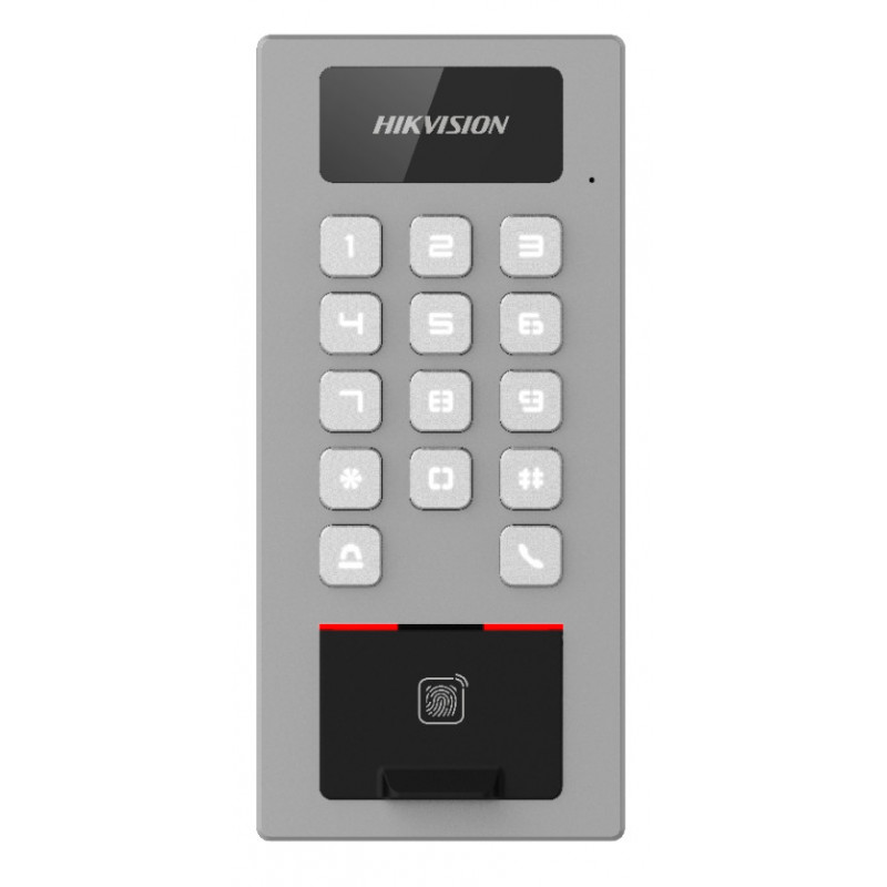 Hikvision DS-K1T502DBFWX Αναγνώστης Ελέγχου Πρόσβασης Γκρι